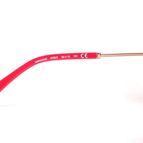 Kate Spade IANNA Cat Eye Metal Womens Sunglasses - Rose Gold / Brown Pink- NWT - Picture 7 of 8